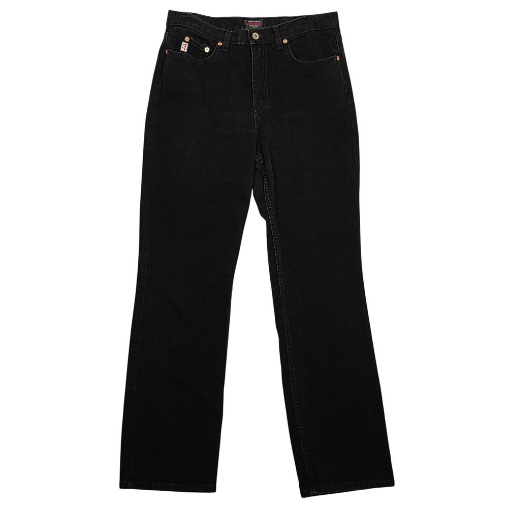 Vintage Guess Jeans Black Denim High Waist Mom Jeans Size 32 Made in USA